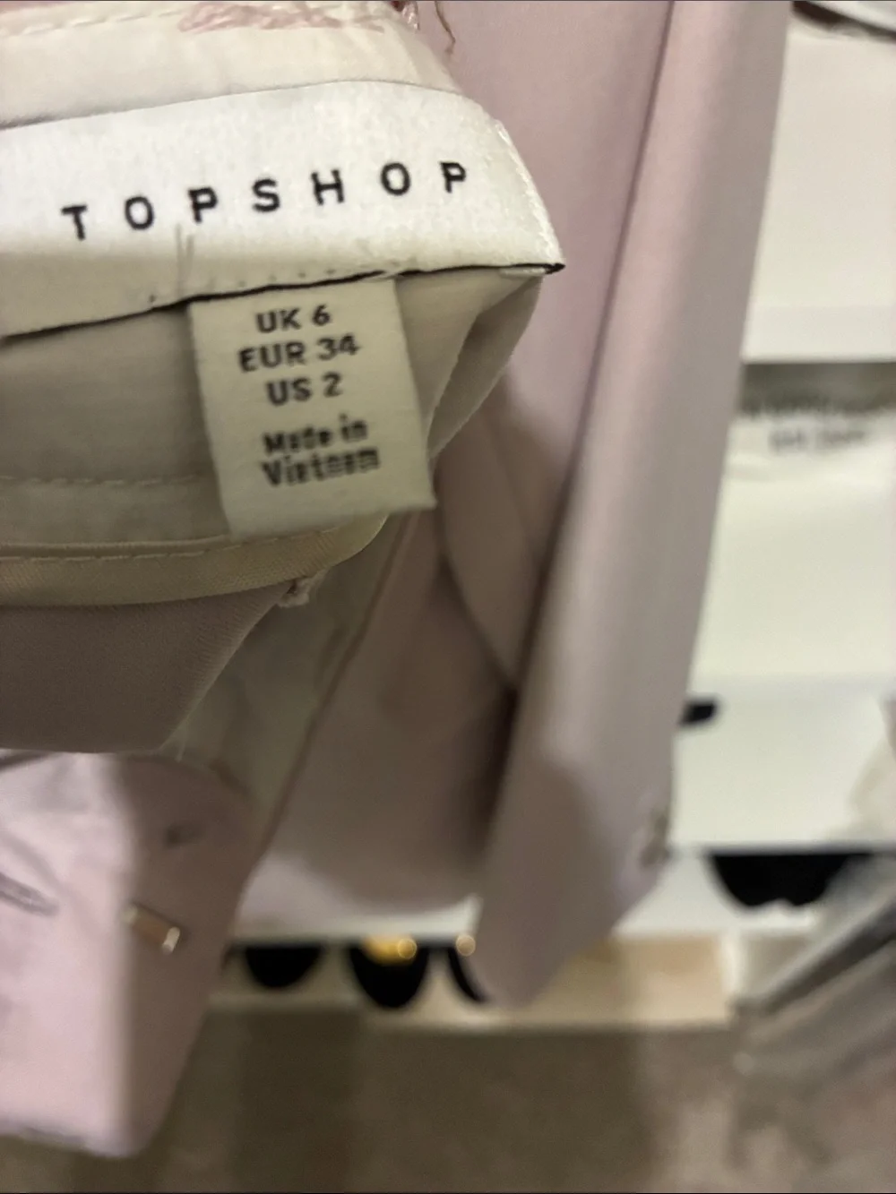 Matching set: Topshop Pale Pink Tailored Blazer & Trouser